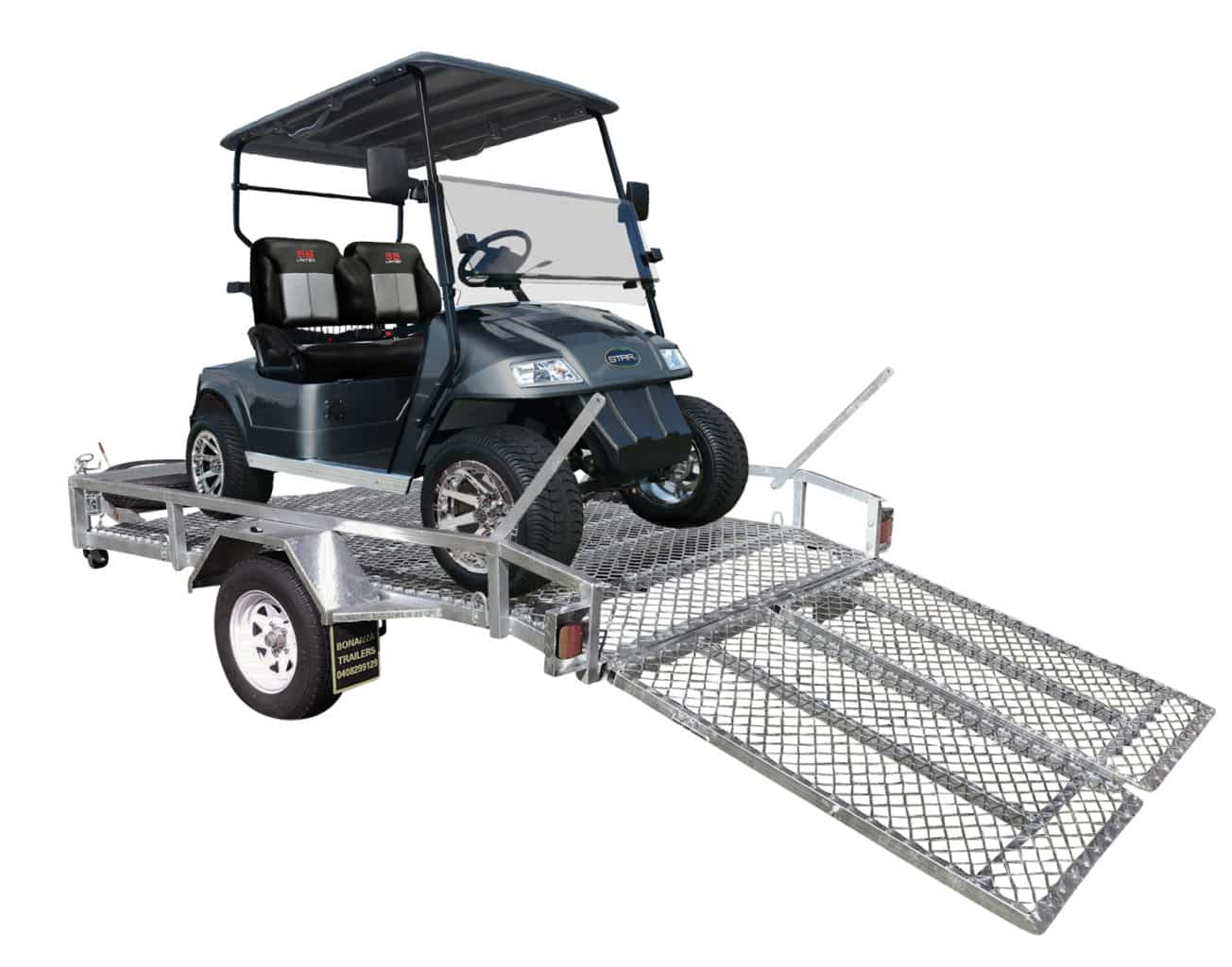 7x4 Trailer Golf Buggy Tilt Trailer NEW 6,7ft X 4,3ft QUAD/MOTORBIKE/GOLF BUGGY TRAILER 750KG MAM UK