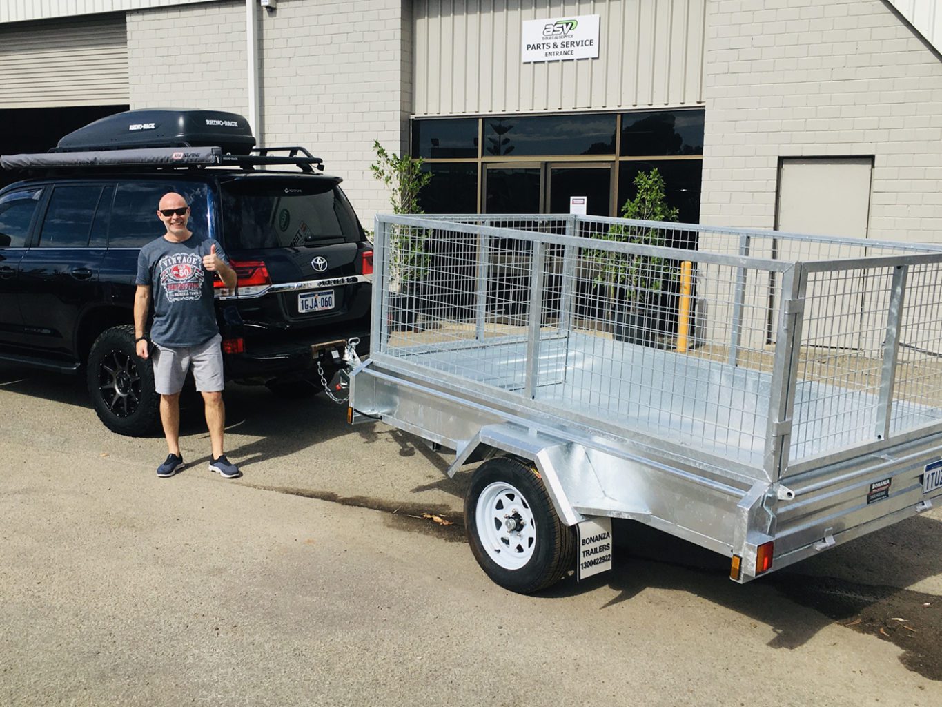 David Bonanza Trailers 8x5 Box Trailer